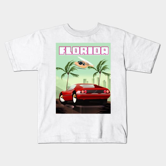 Florida Kids T-Shirt by nickemporium1